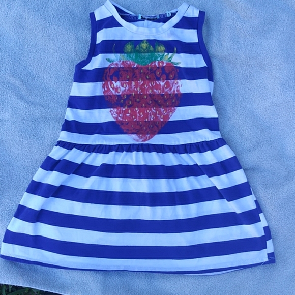 SALE! Cute little girls dress strawberry on front